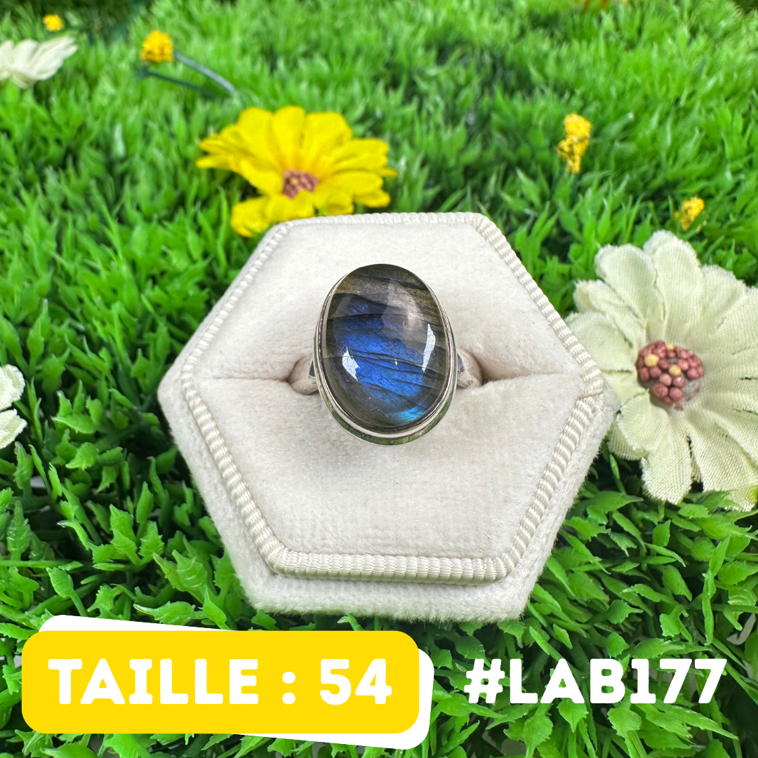 Bague Labradorite Bluefire #LAB177