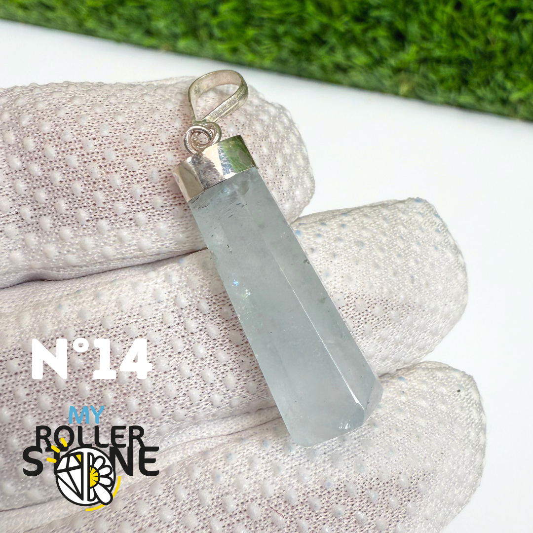 Pendentif Aigue-Marine et Argent