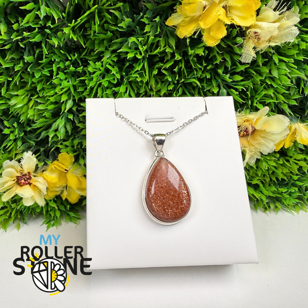 Pendentif Pierre de Soleil Argent 925 – SNSP820