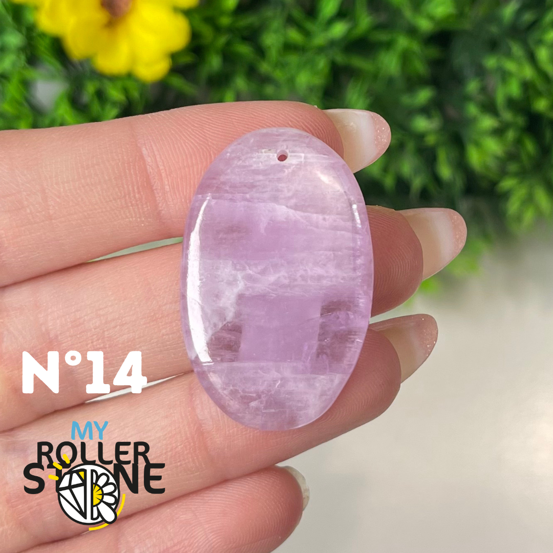 Pendentif Kunzite 5A percé