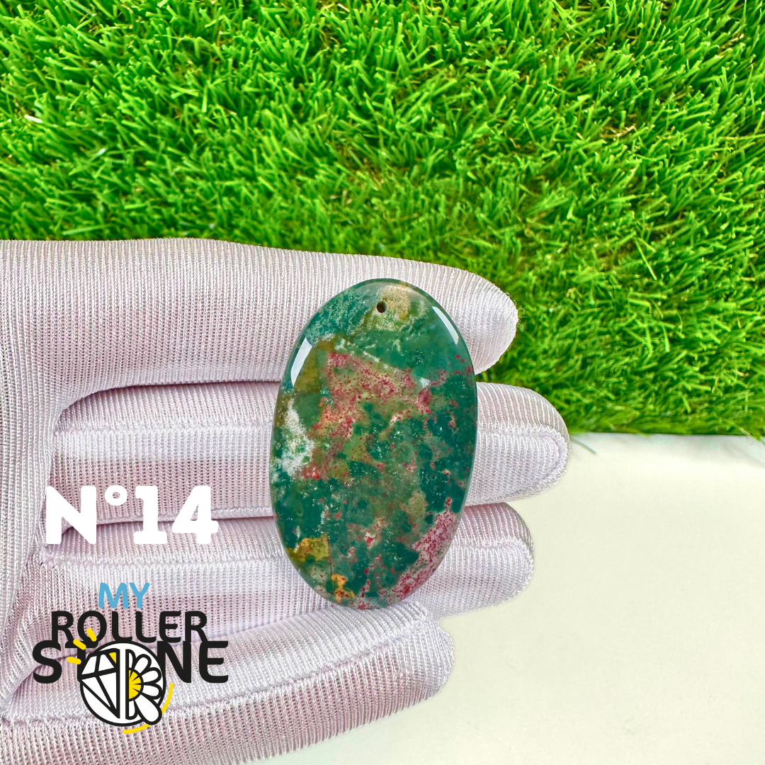 Pendentif Percé Héliotrope