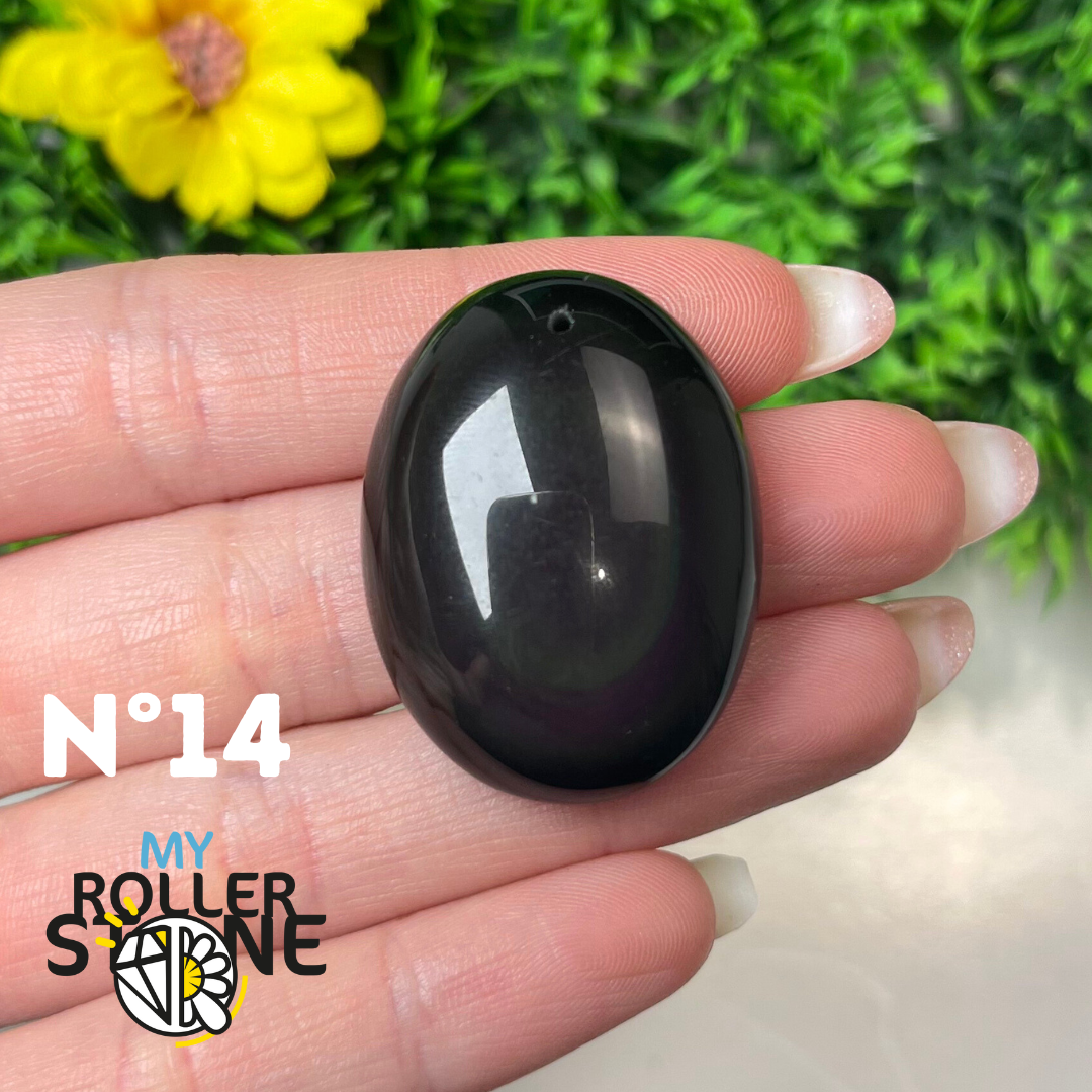 Pendentif Obsidienne Arc-en-Ciel 5A (Oeil céleste)