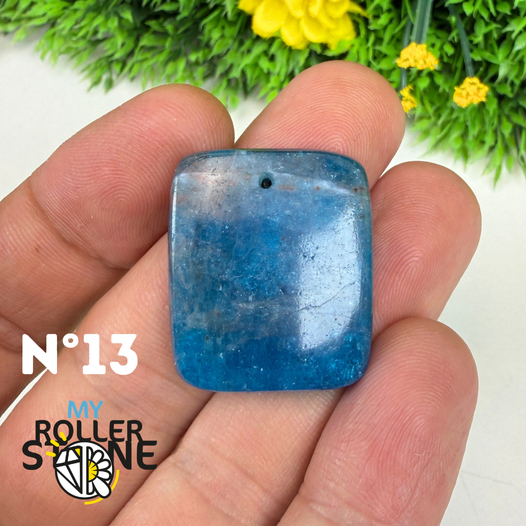 Pendentif Apatite bleue 3A