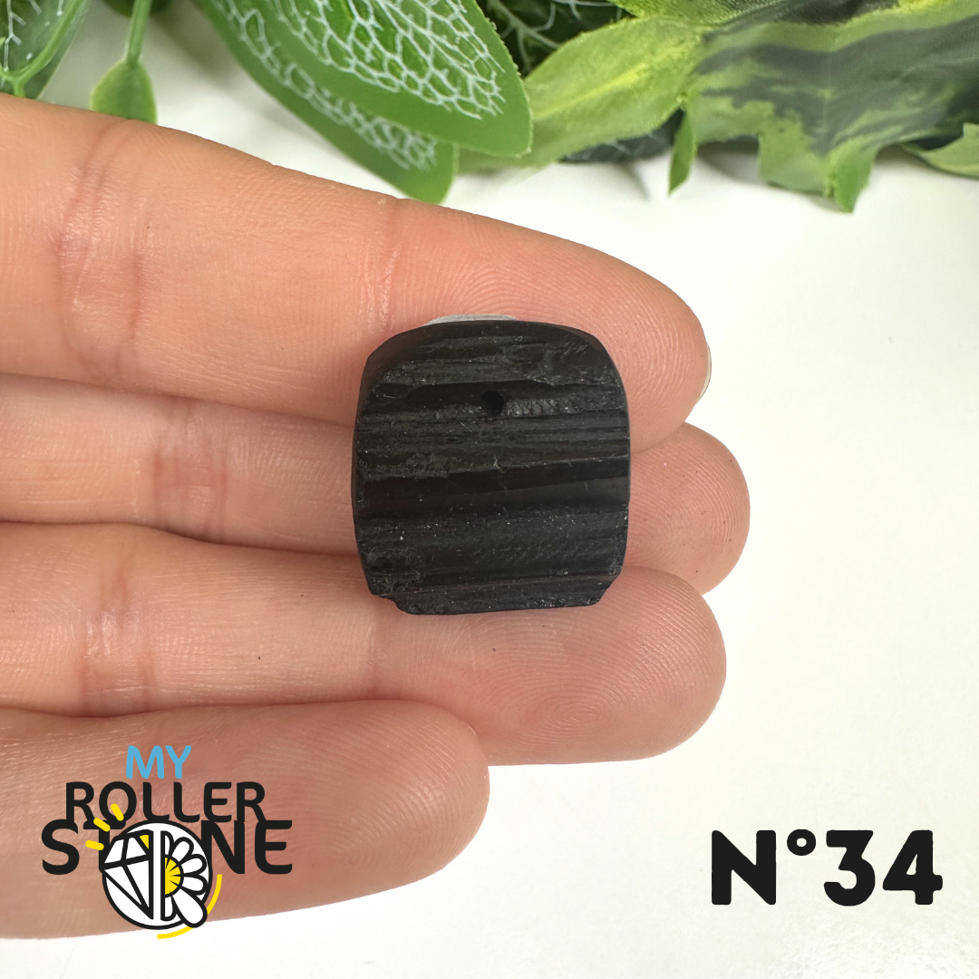 Pendentif Perce Tourmaline Noire 5A