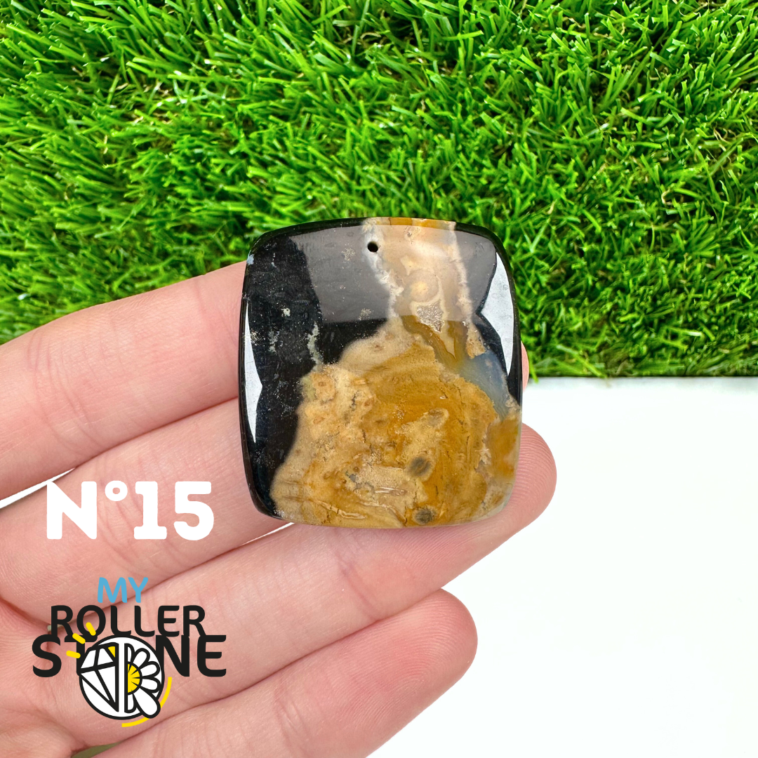 Pendentif Agate Racine de Palmier