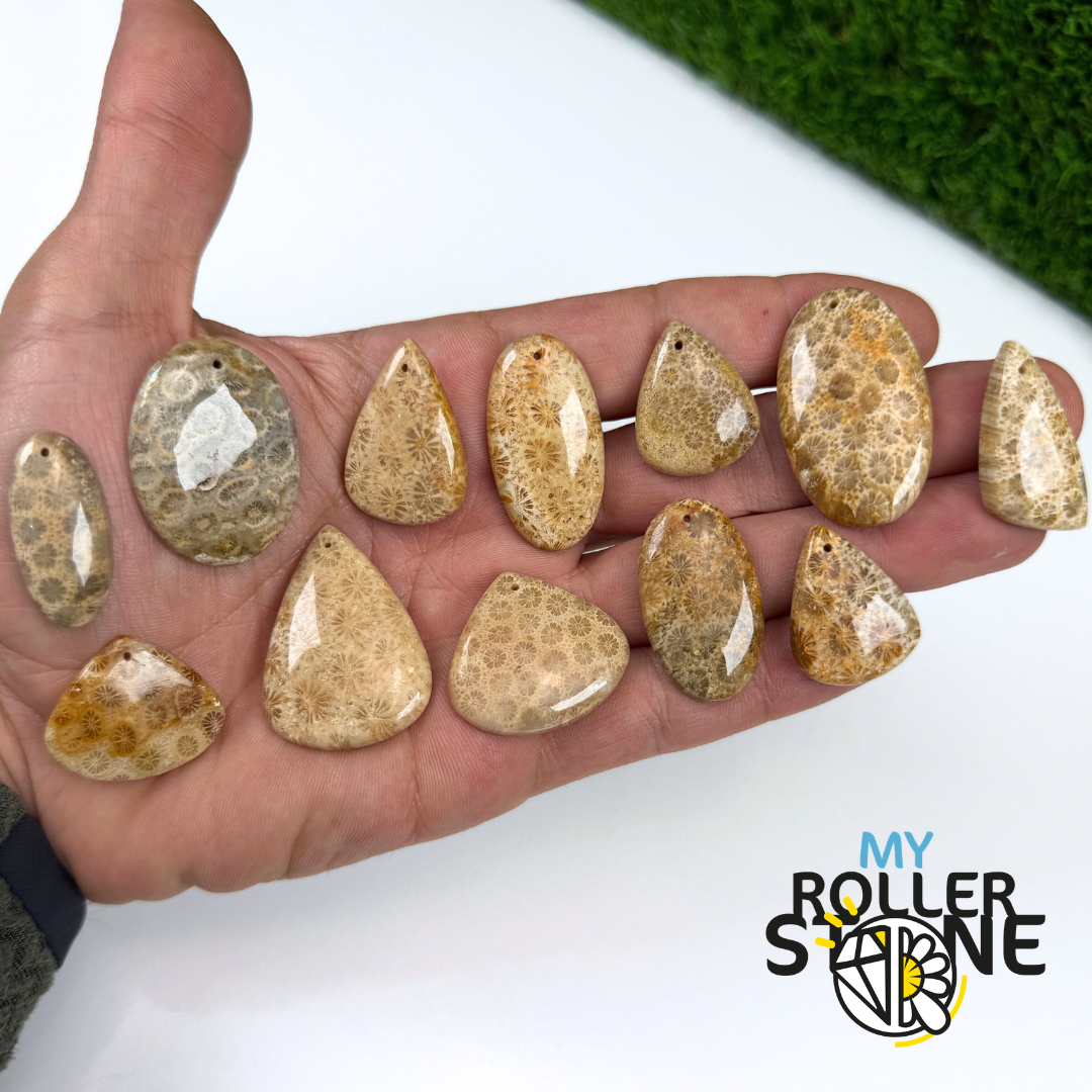 Pendentif Chrysanthème Forme Libre 5A