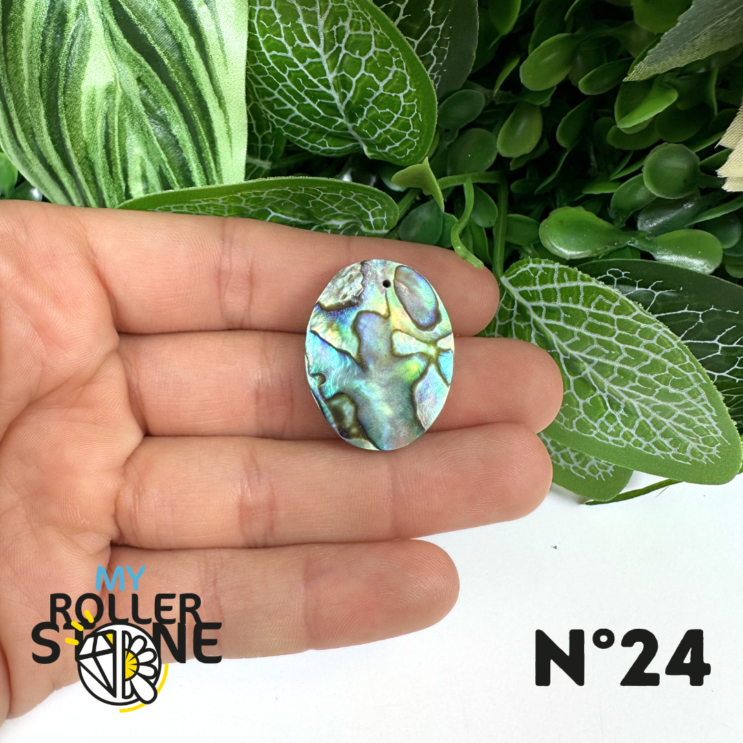 Pendentif en Abalone Forme Libre 5A