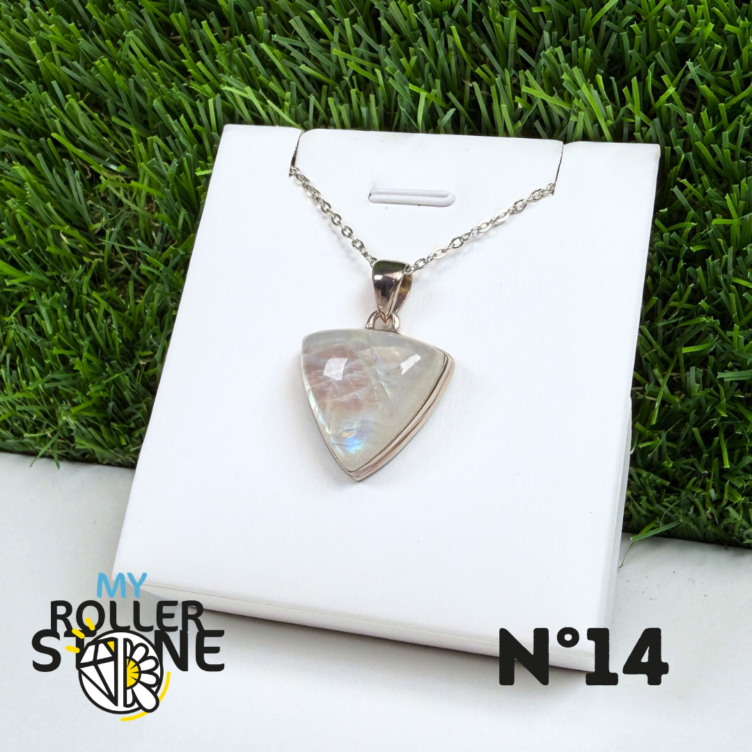 Pendentif Pierre de Lune Argent #14