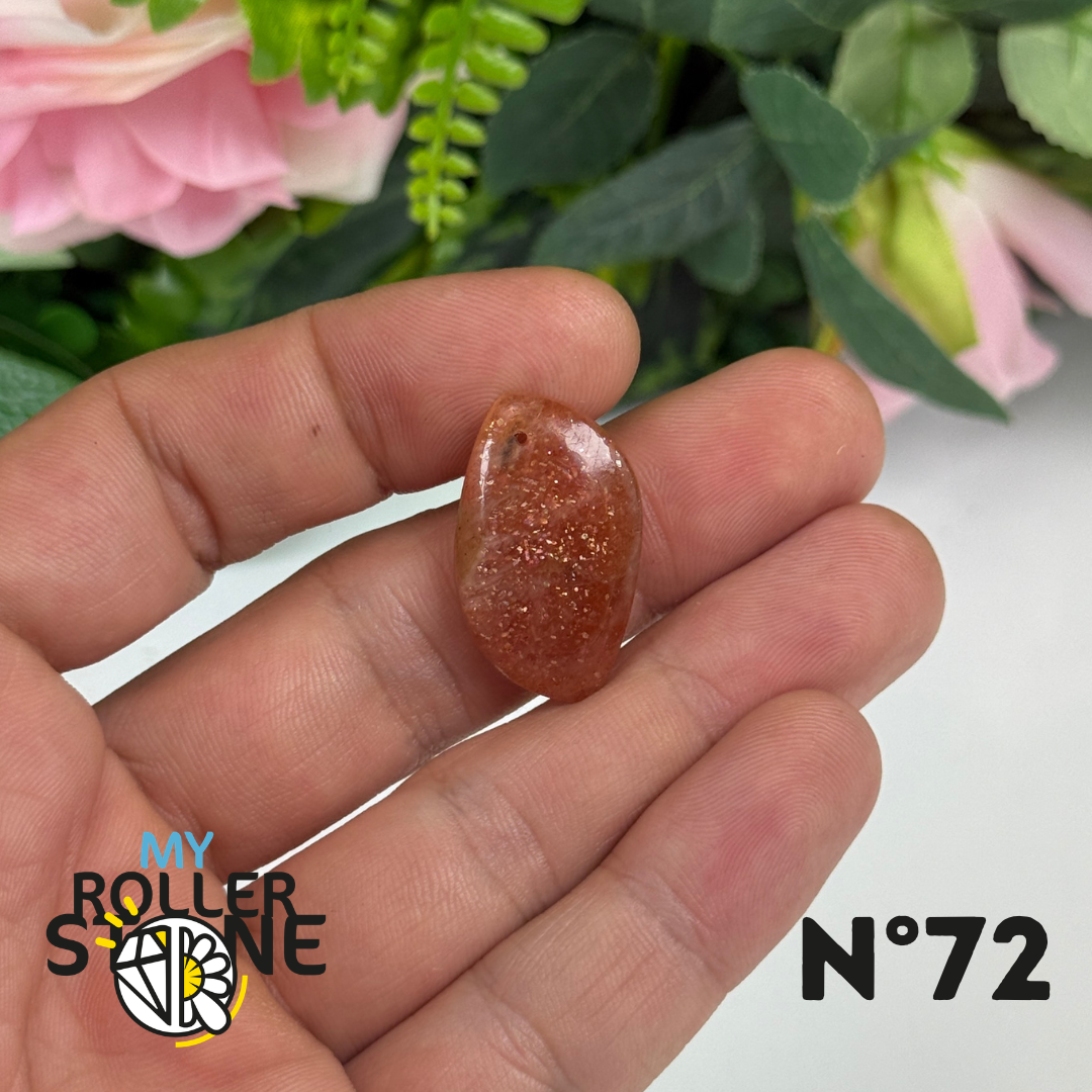 Pendentif Pierre du soleil percé 5A