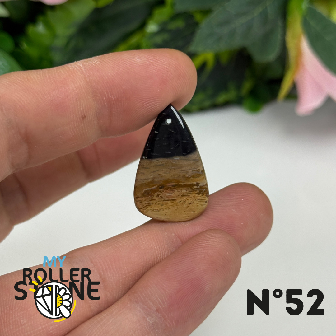 Pendentif Agate Racine de Palmier