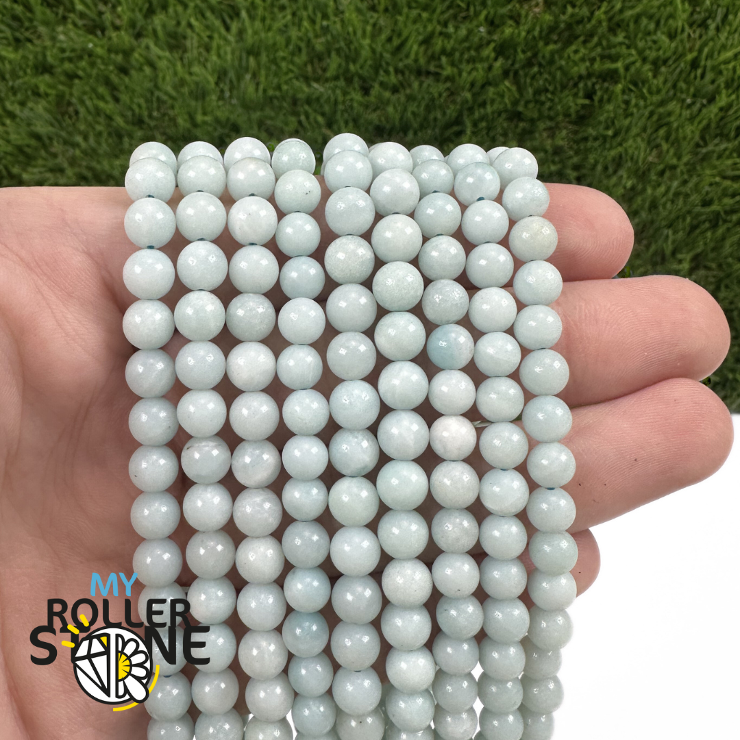 Perle Amazonite Bleue 3A du Brésil