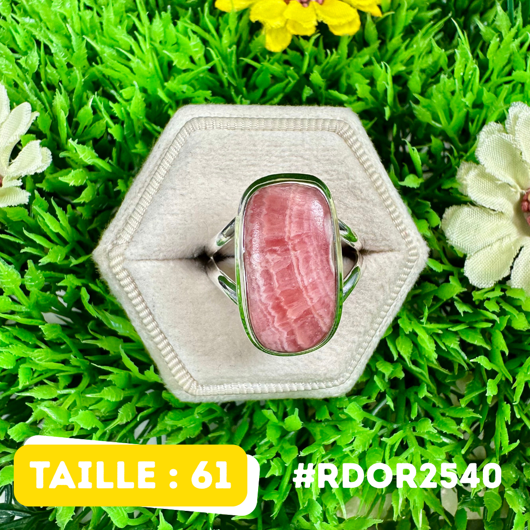 Bague Rhodochrosite Argent 925 #RDOR2540