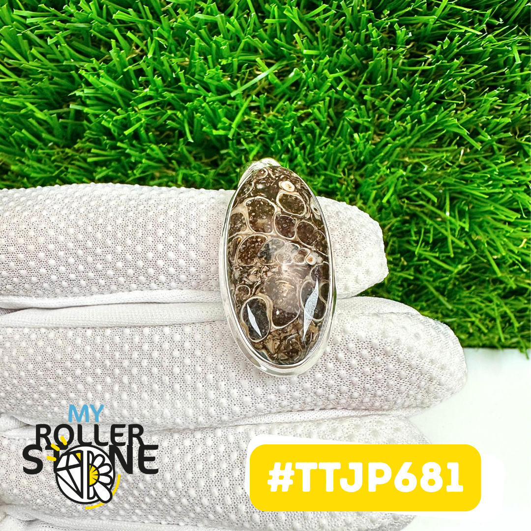 Pendentifs en Jaspe Turritella Argent925 #TTJP681