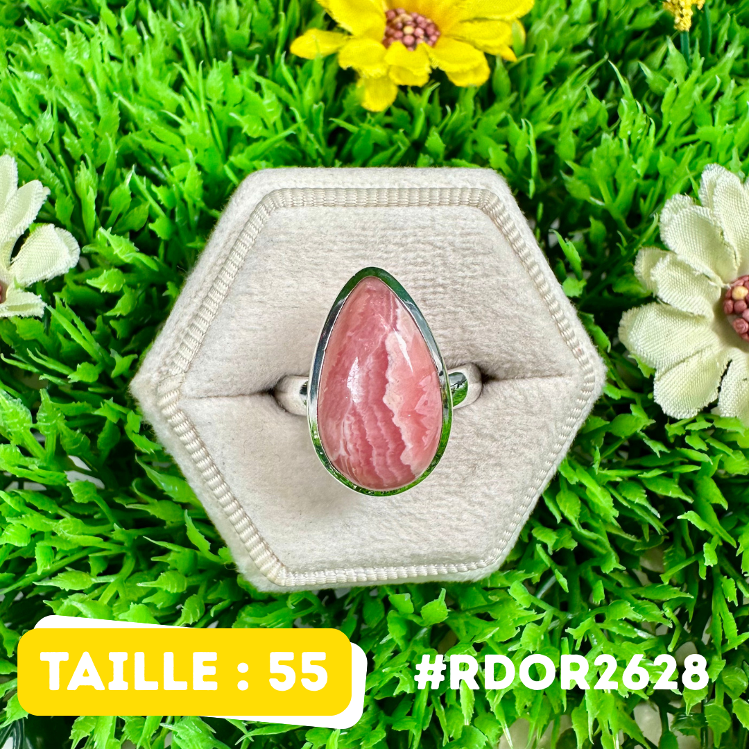 Bague Rhodochrosite Argent 925 #RDOR2628