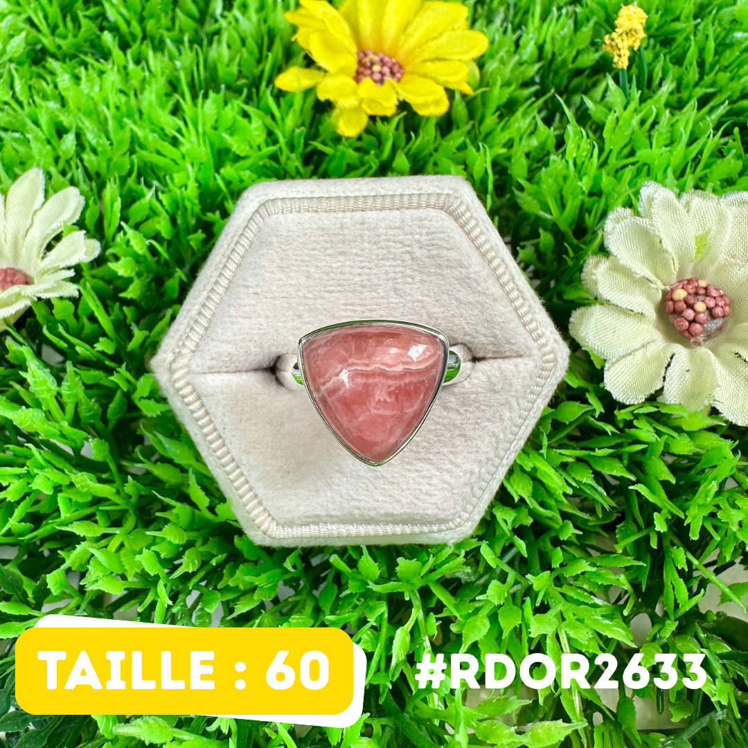 Bague Rhodochrosite Argent 925 #RDOR2633