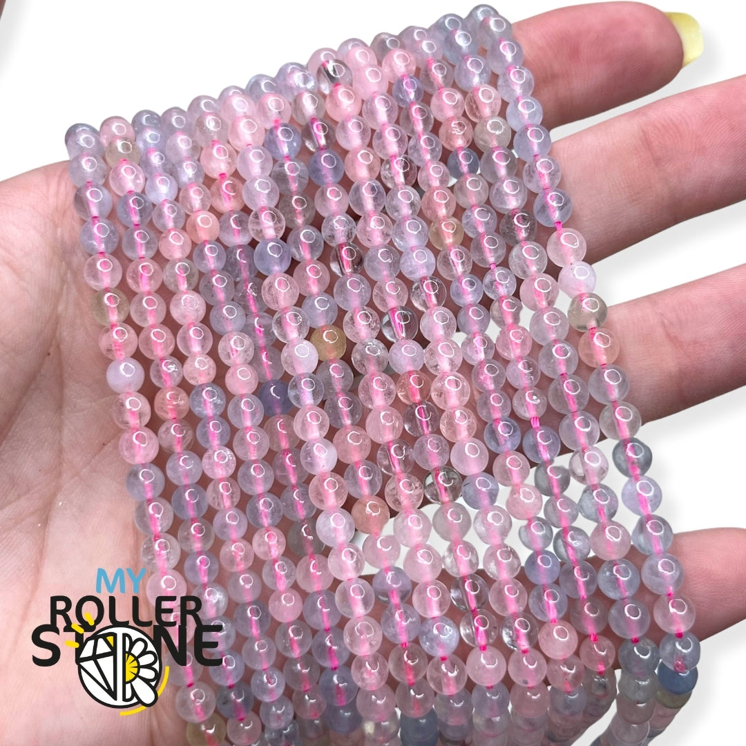 Perle Morganite 5A 4 MM