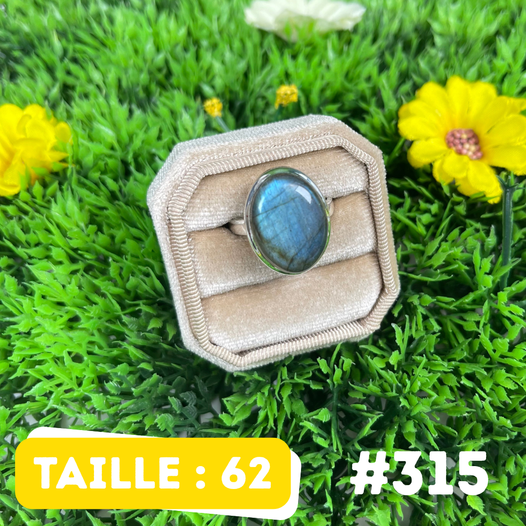 Bague Labradorite Bluefire #315