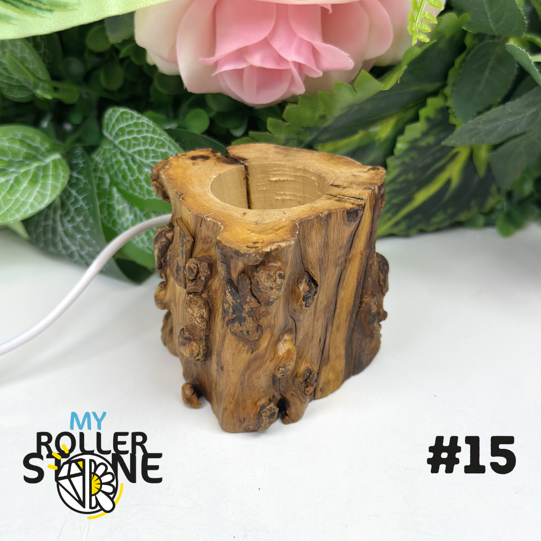 Support en bois LED pour sphère
