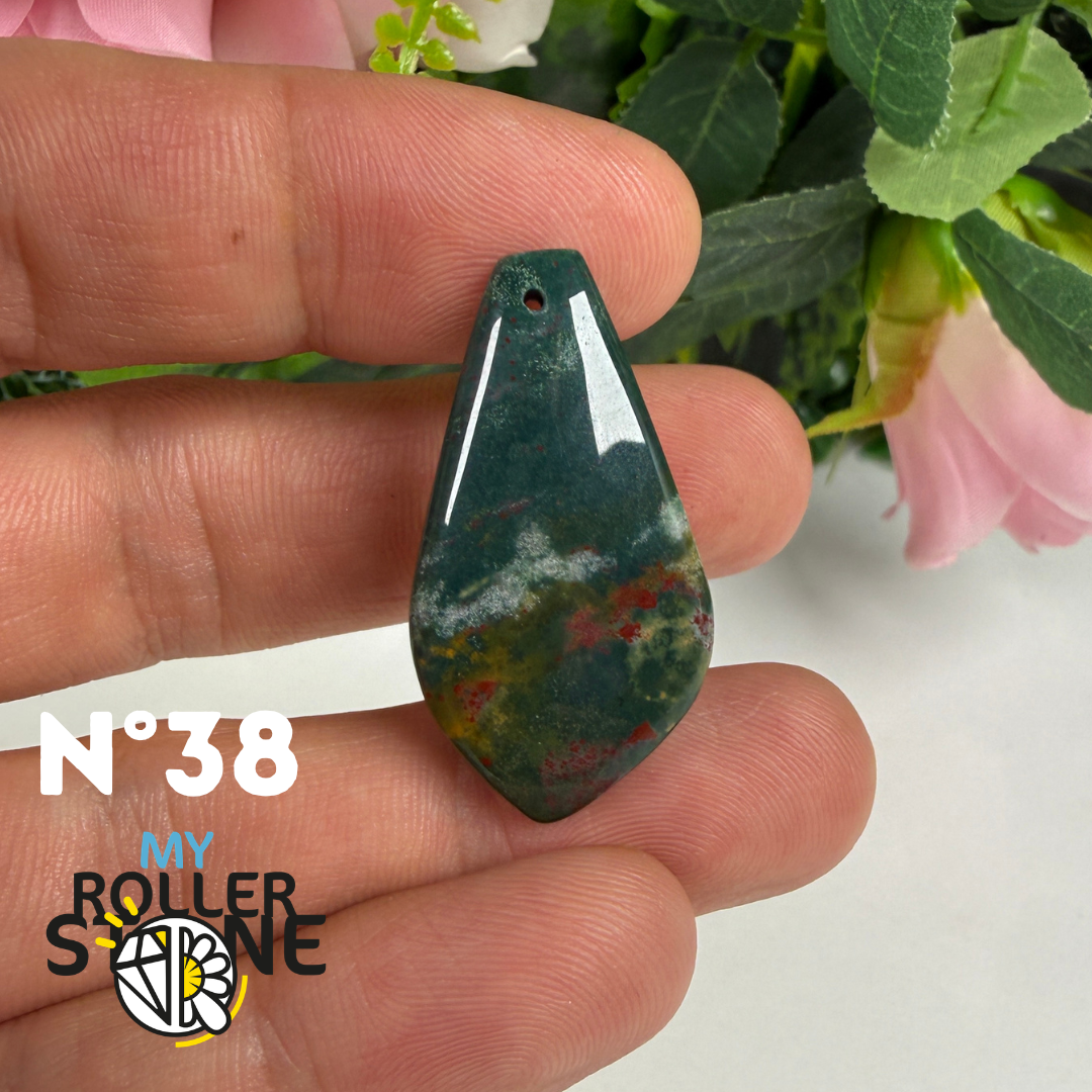 Pendentif Percé Héliotrope