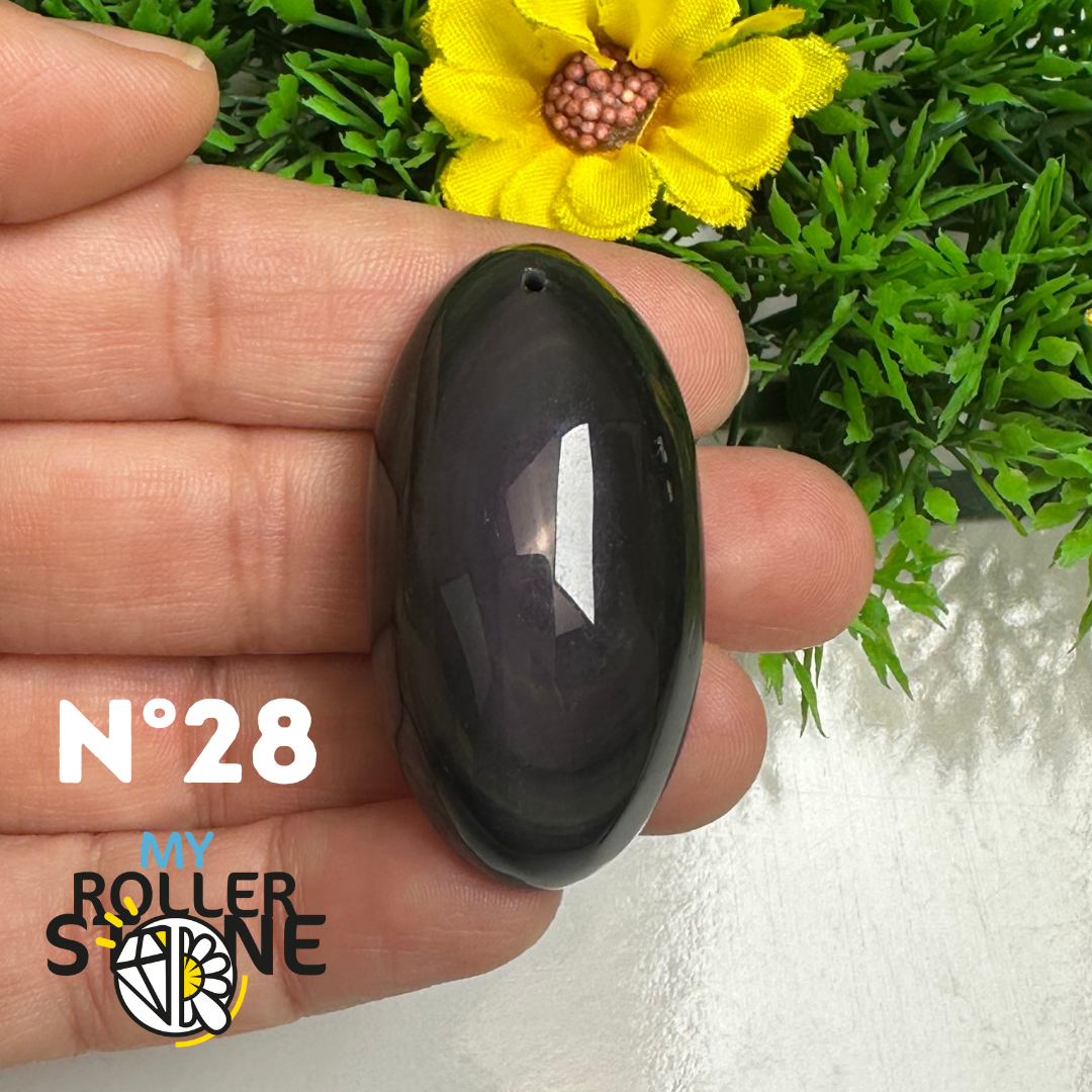 Pendentif Obsidienne Arc-en-Ciel 5A (Oeil céleste)