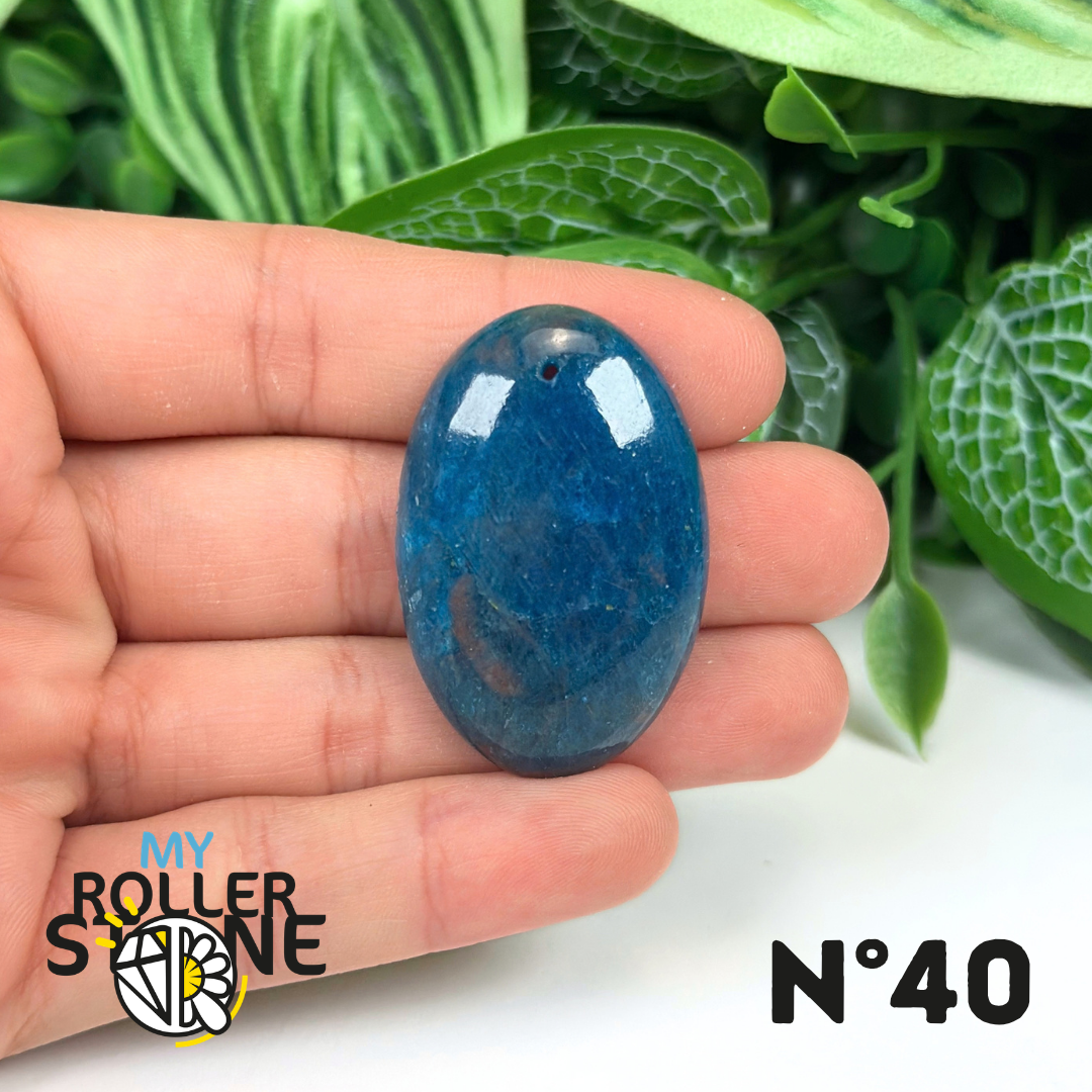 Pendentif Apatite bleue 5A
