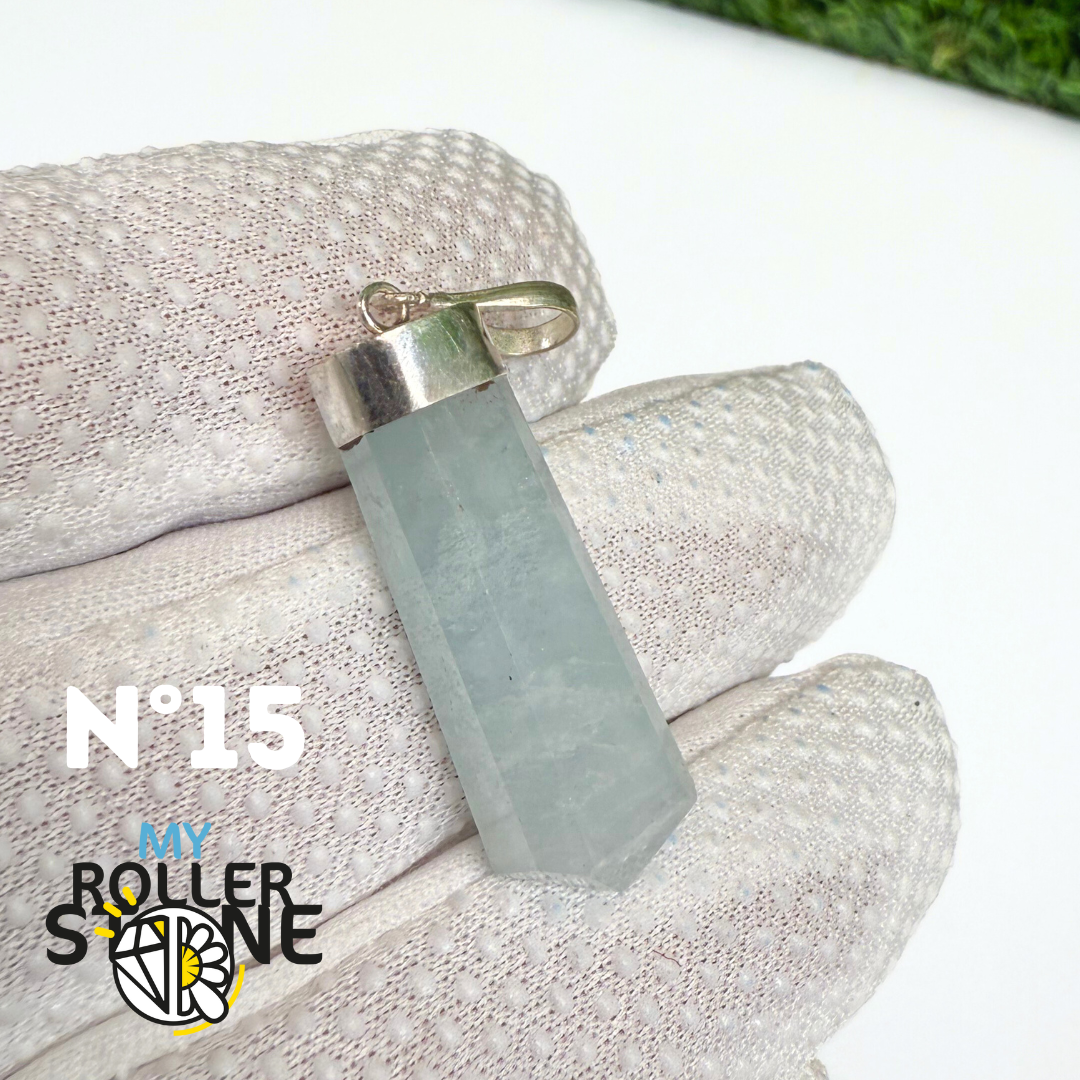 Pendentif Aigue-Marine et Argent