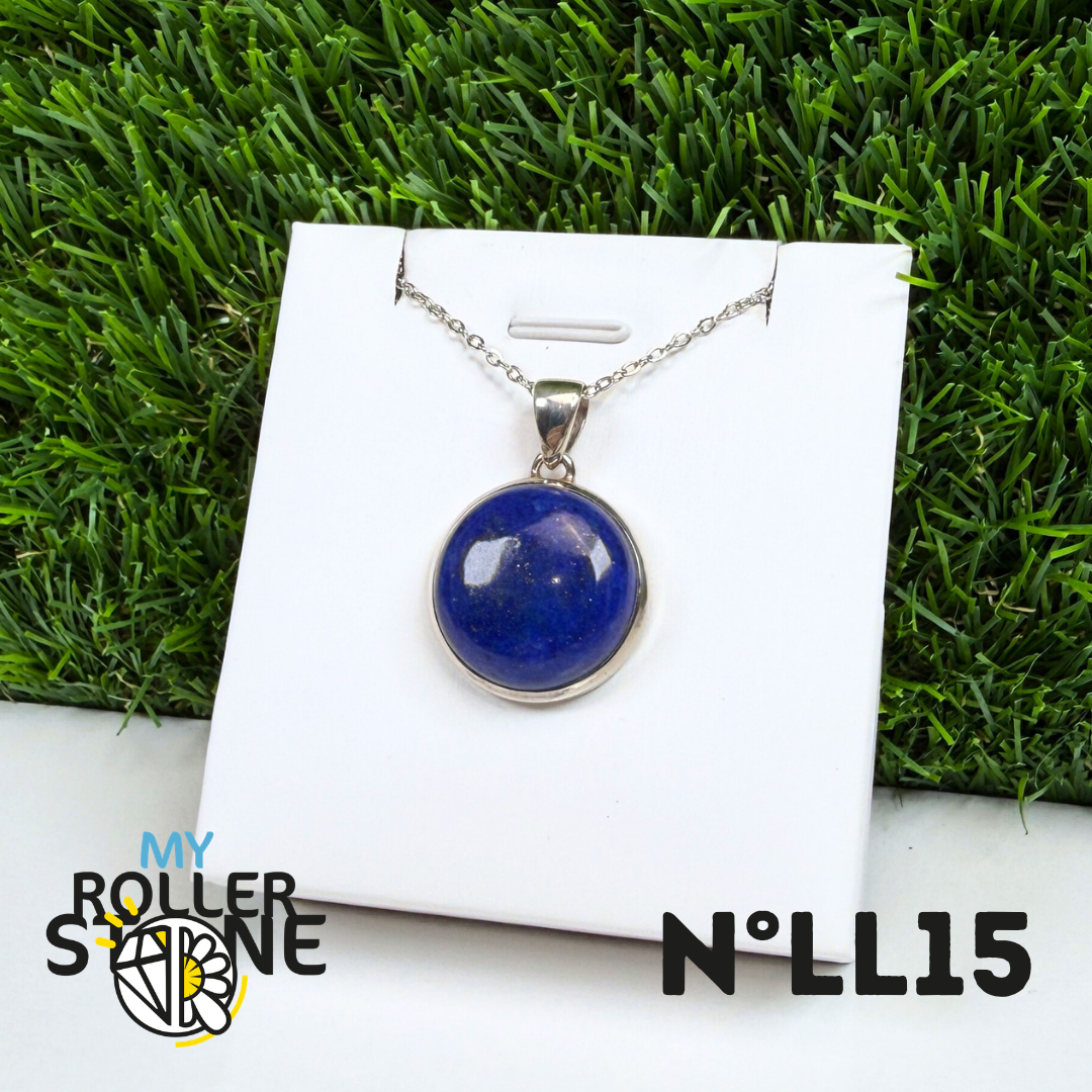 Pendentif Argent 925 Lapis Lazuli #15