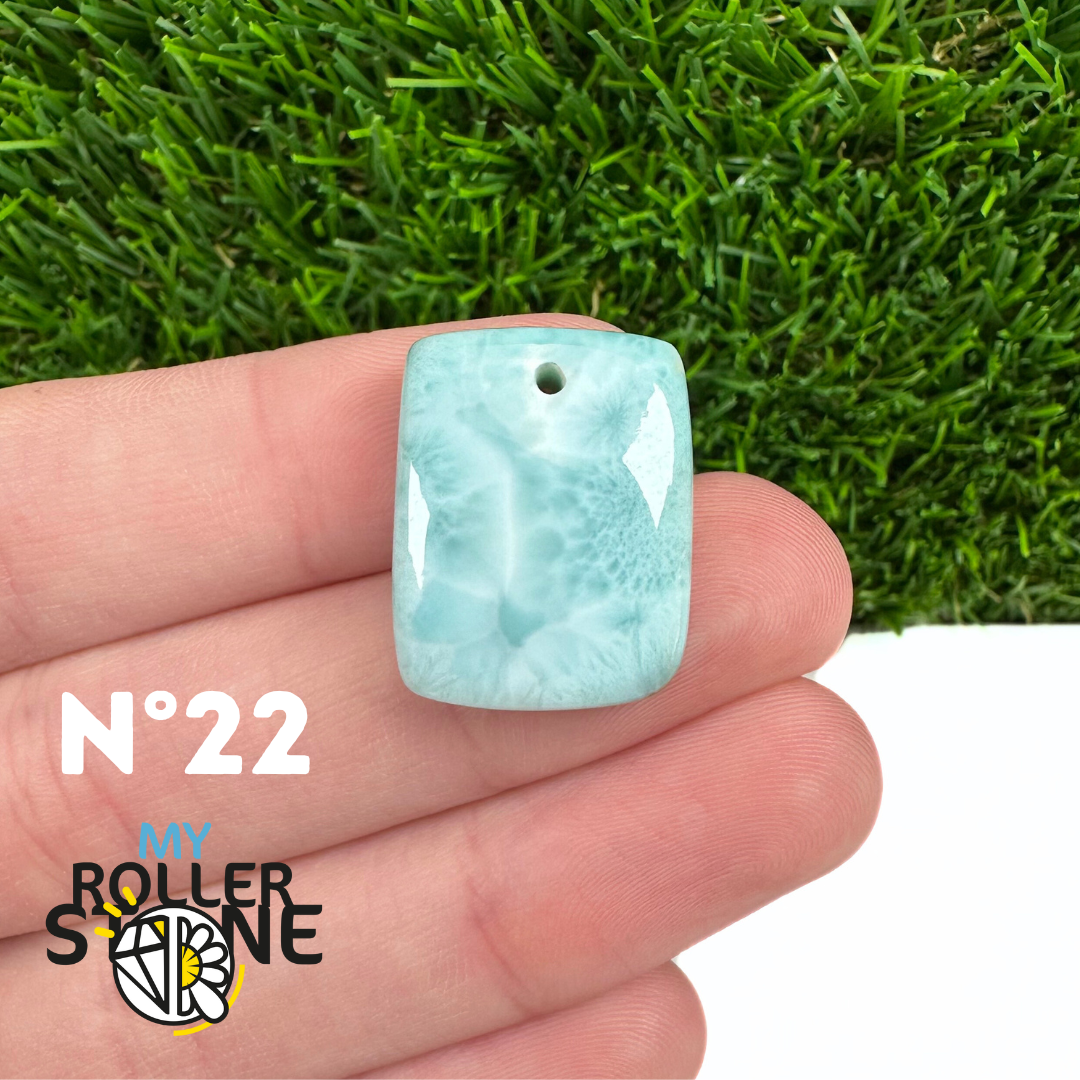 Pendentif Larimar 5A percé
