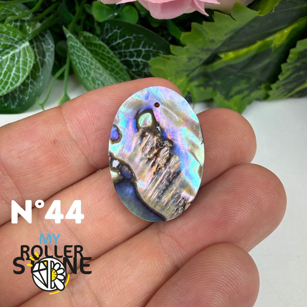 Pendentif en Abalone Forme Libre 5A