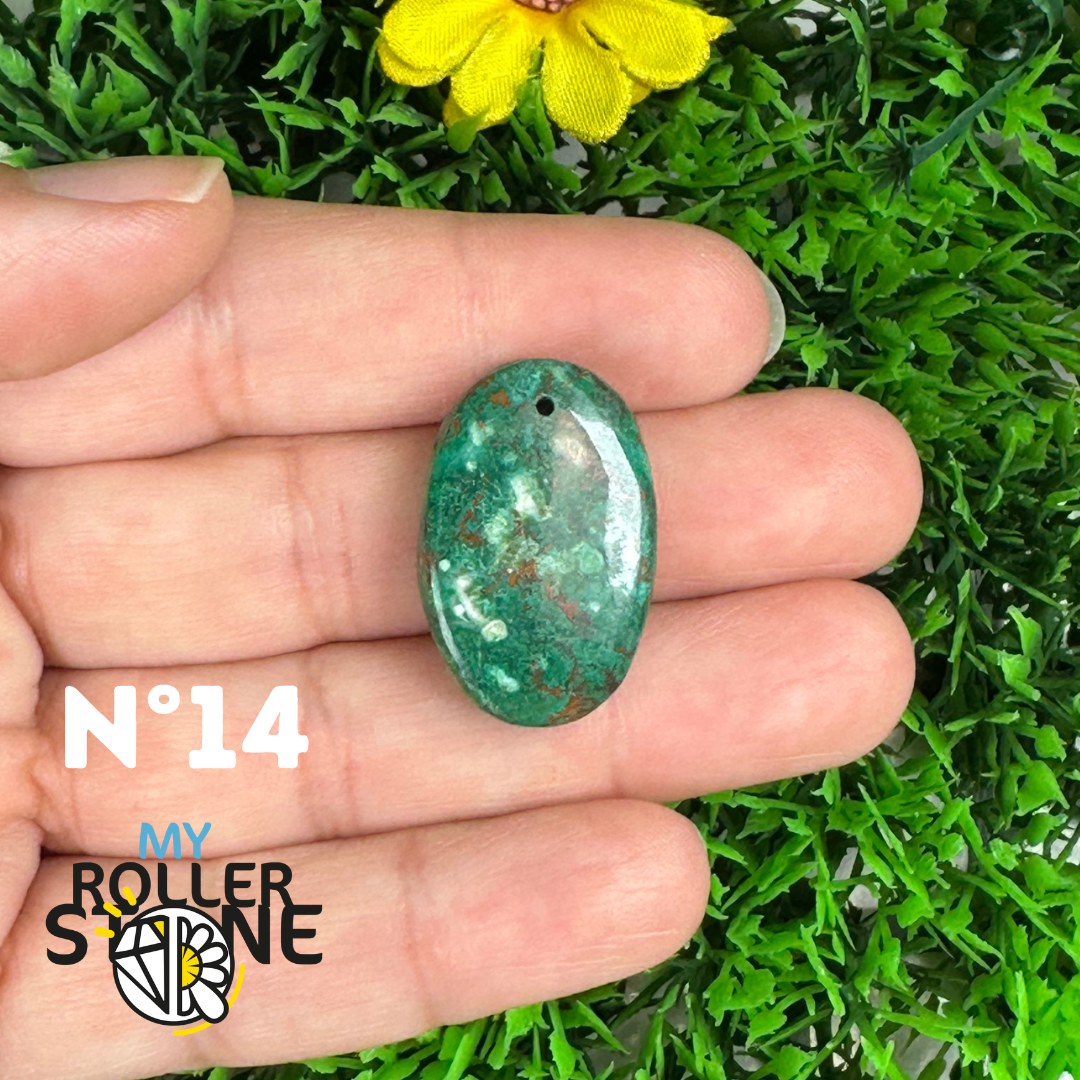 Pendentif Percé Chrysocolle