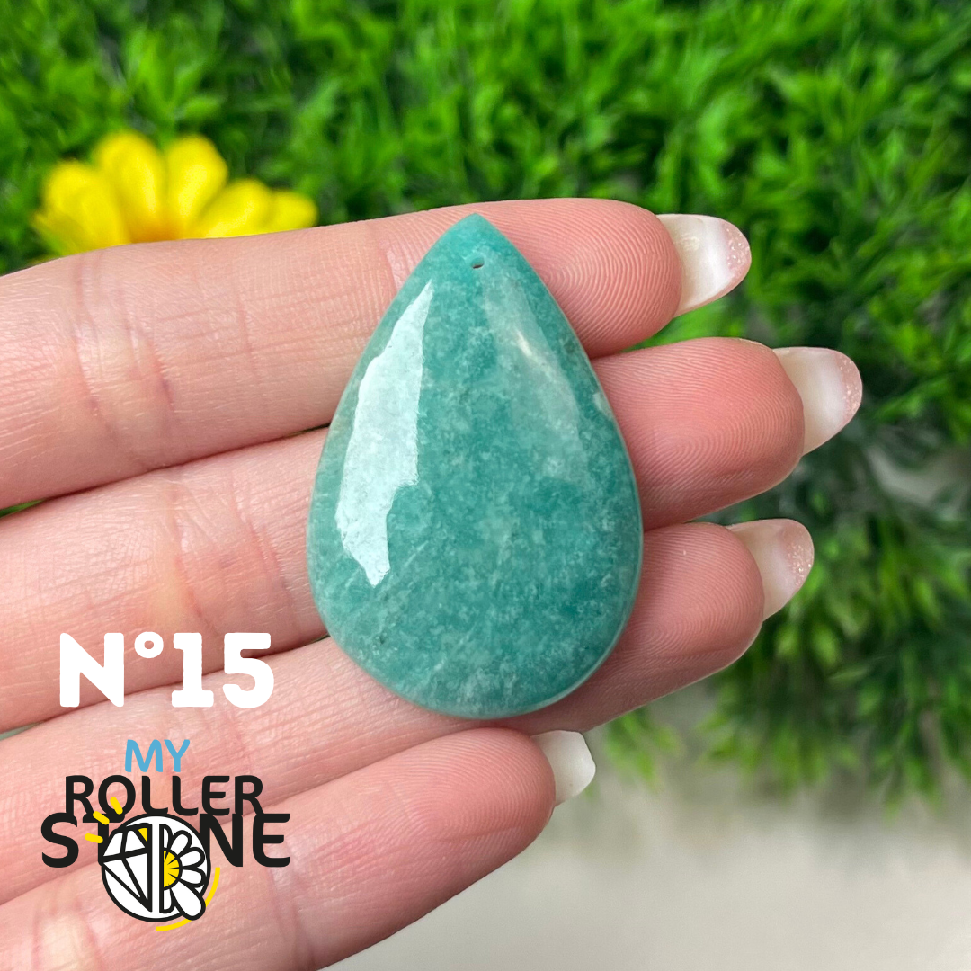 Pendentif Amazonite Brésil 5A