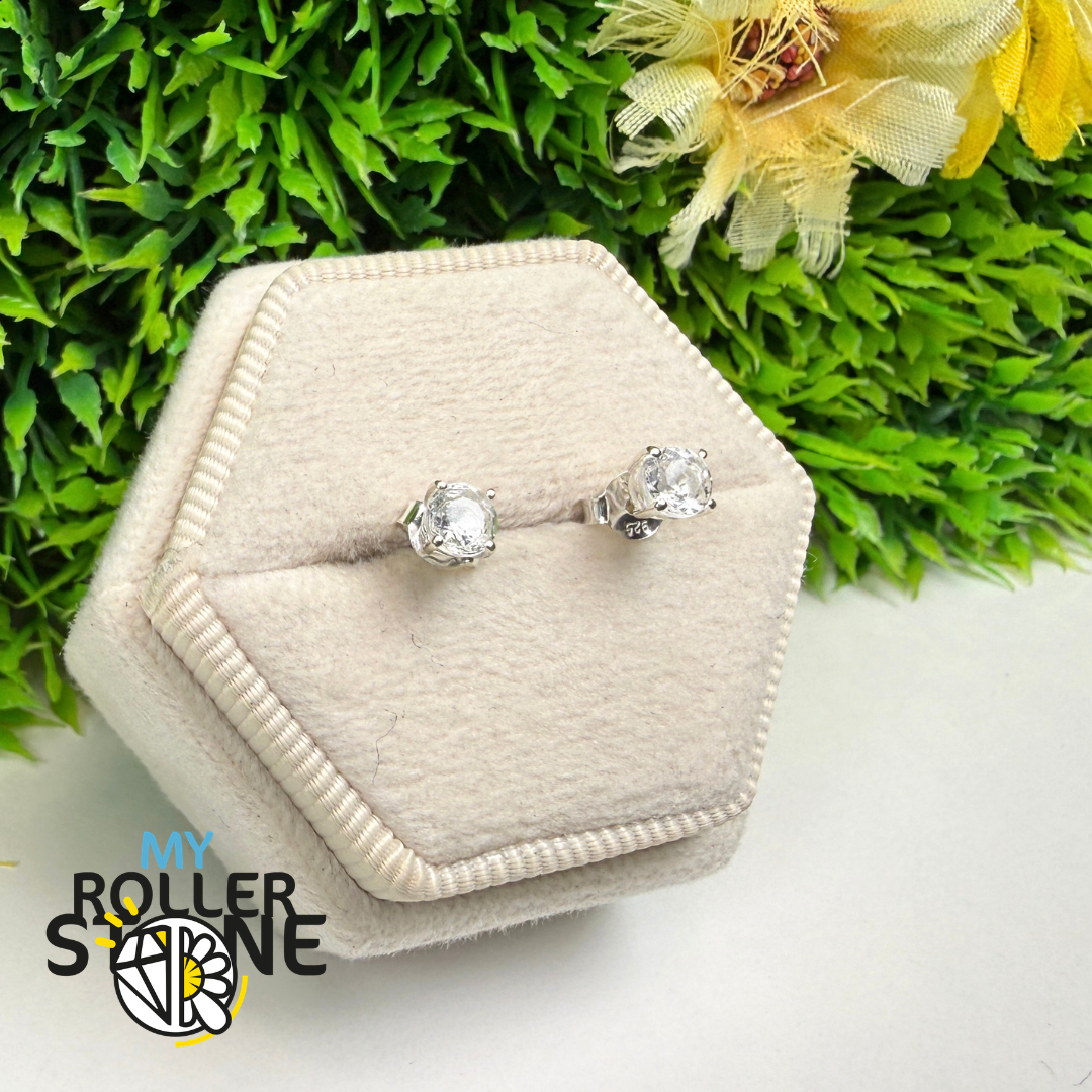 Boucles d’Oreilles Puce Pétalite Facettée Argent 925 – SBC104-PTF