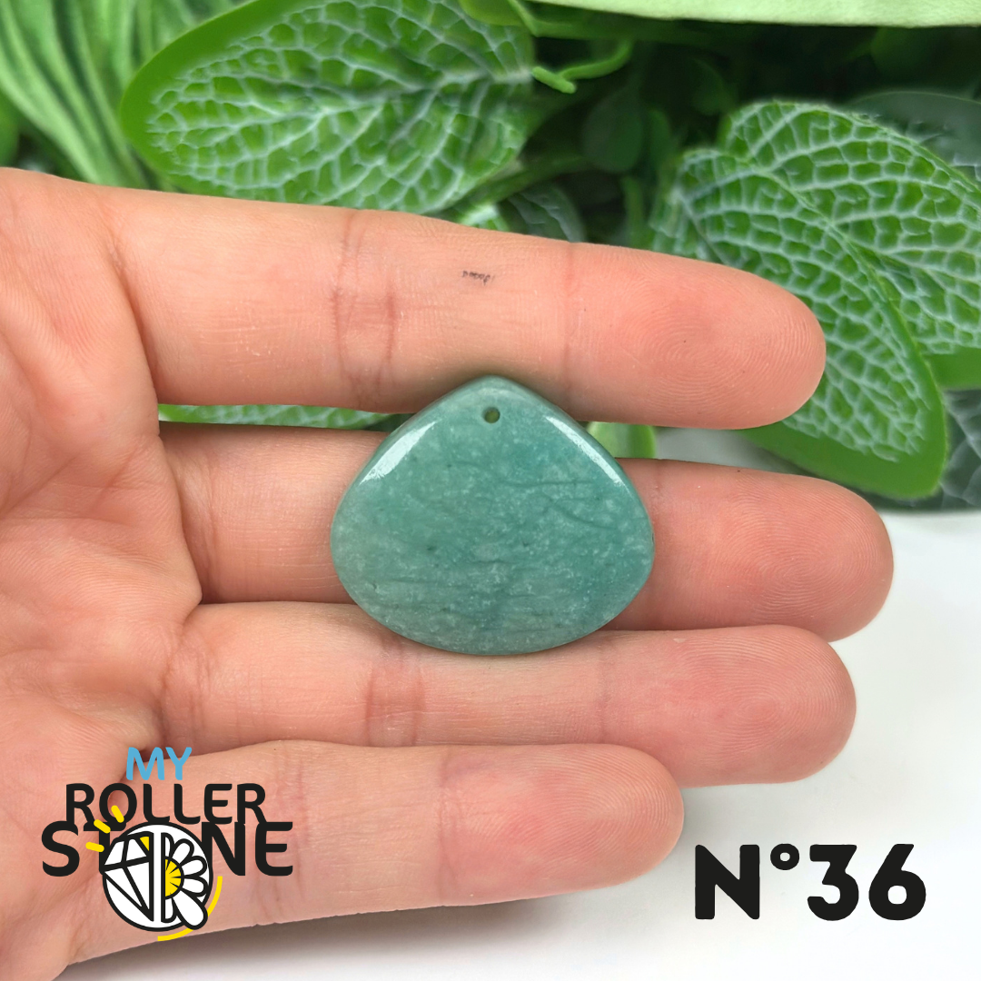 Pendentif Amazonite Brésil 5A