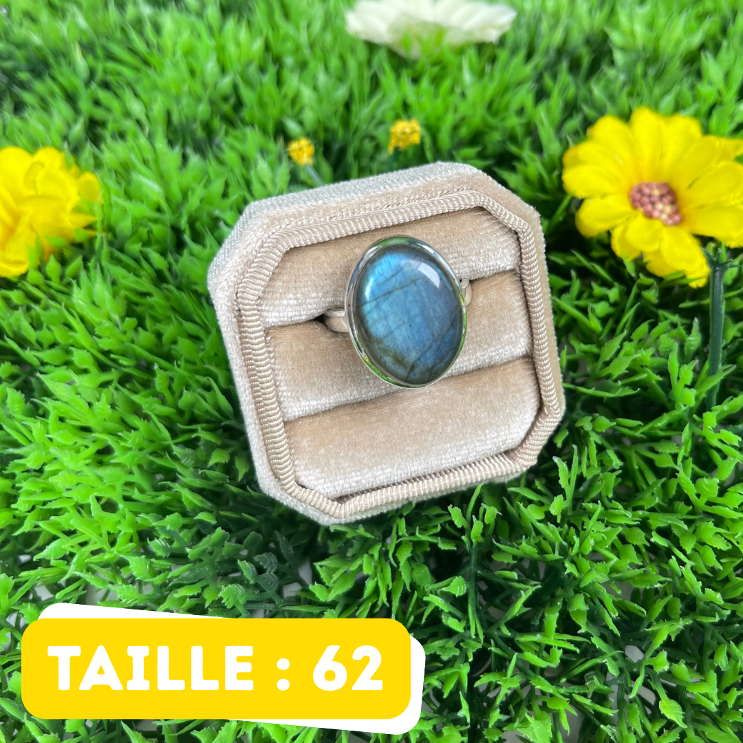 Bague Labradorite Bluefire #315