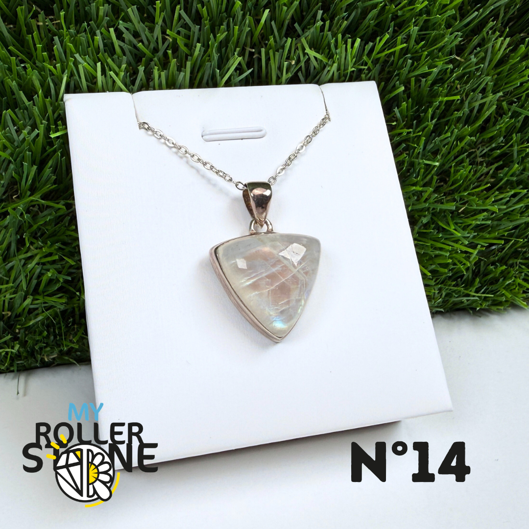 Pendentif Pierre de Lune Argent #14
