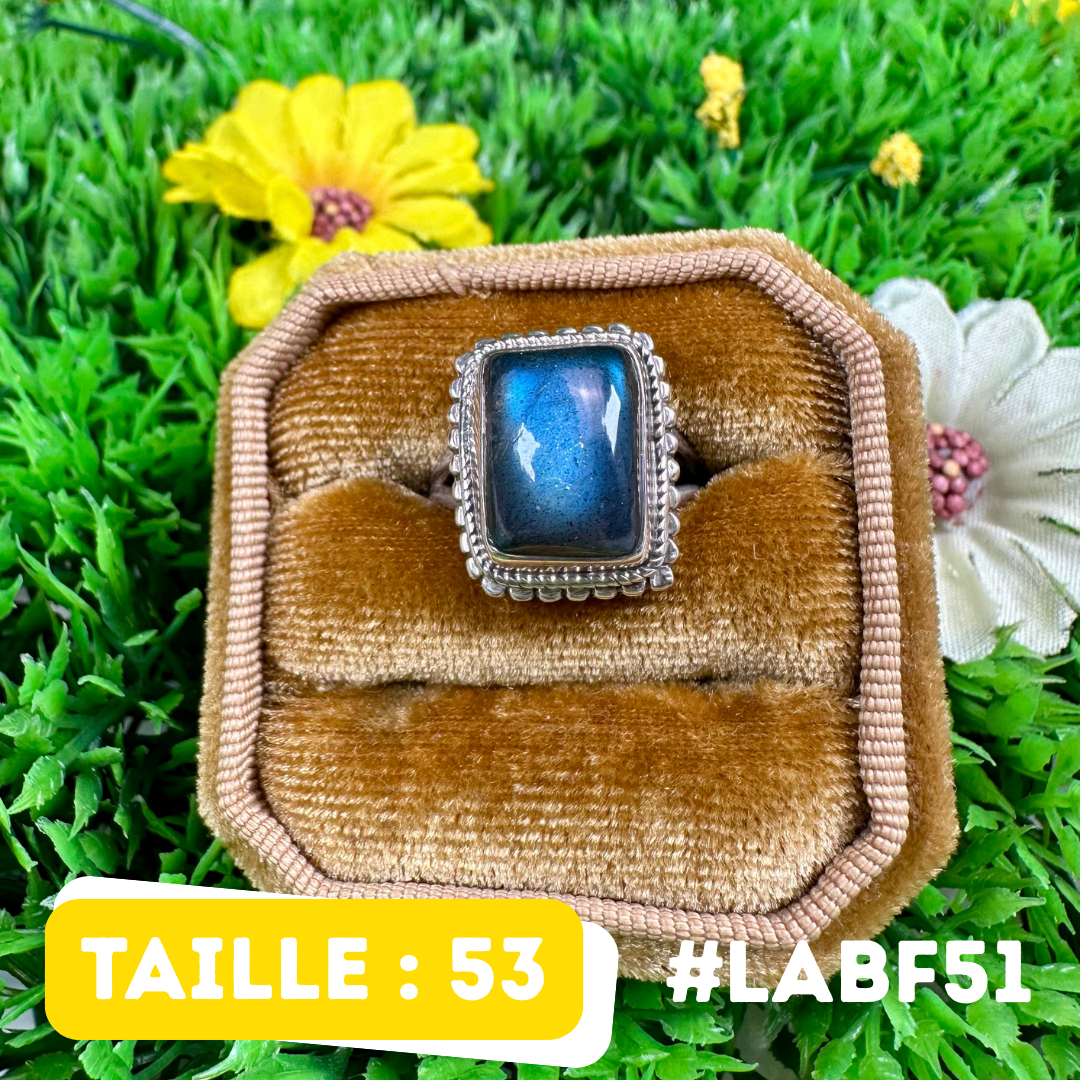 Bague Labradorite Bluefire #LABF51