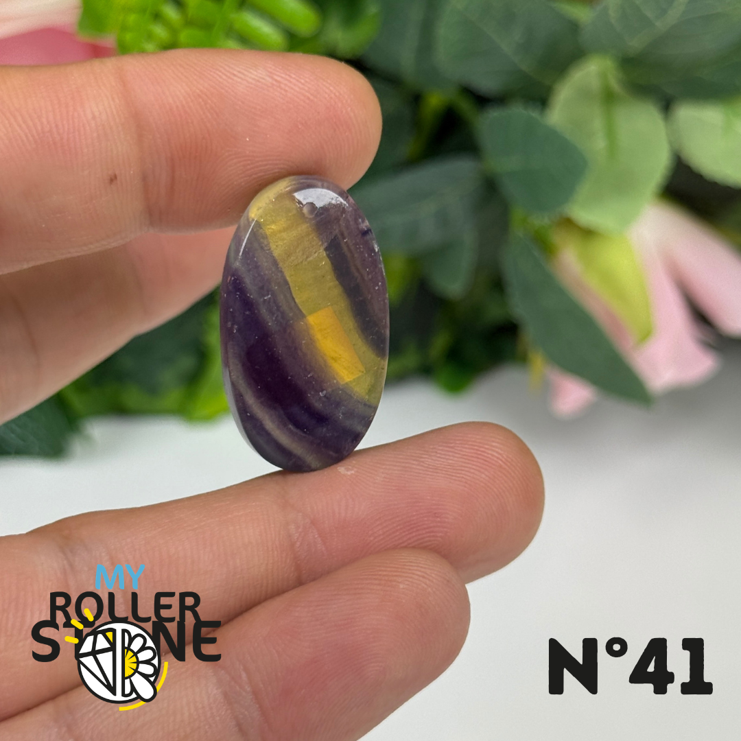 Pendentif percé Fluorite 5A
