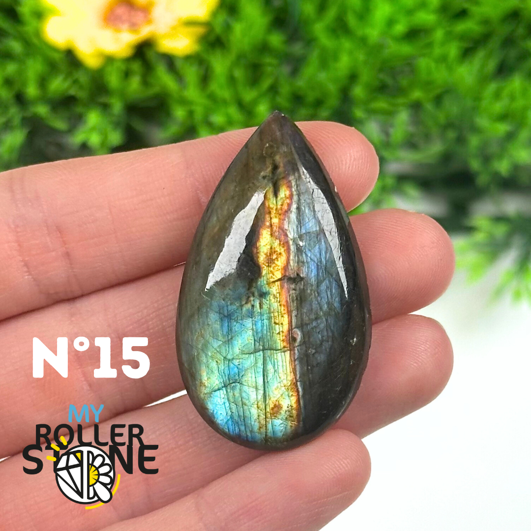 Pendentif Labradorite Multicolore 5A