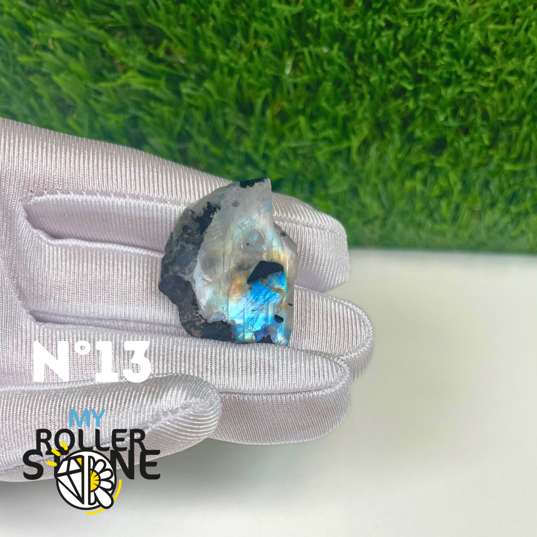 Pendentif Percé Pieristérite tranche semi brute 5A