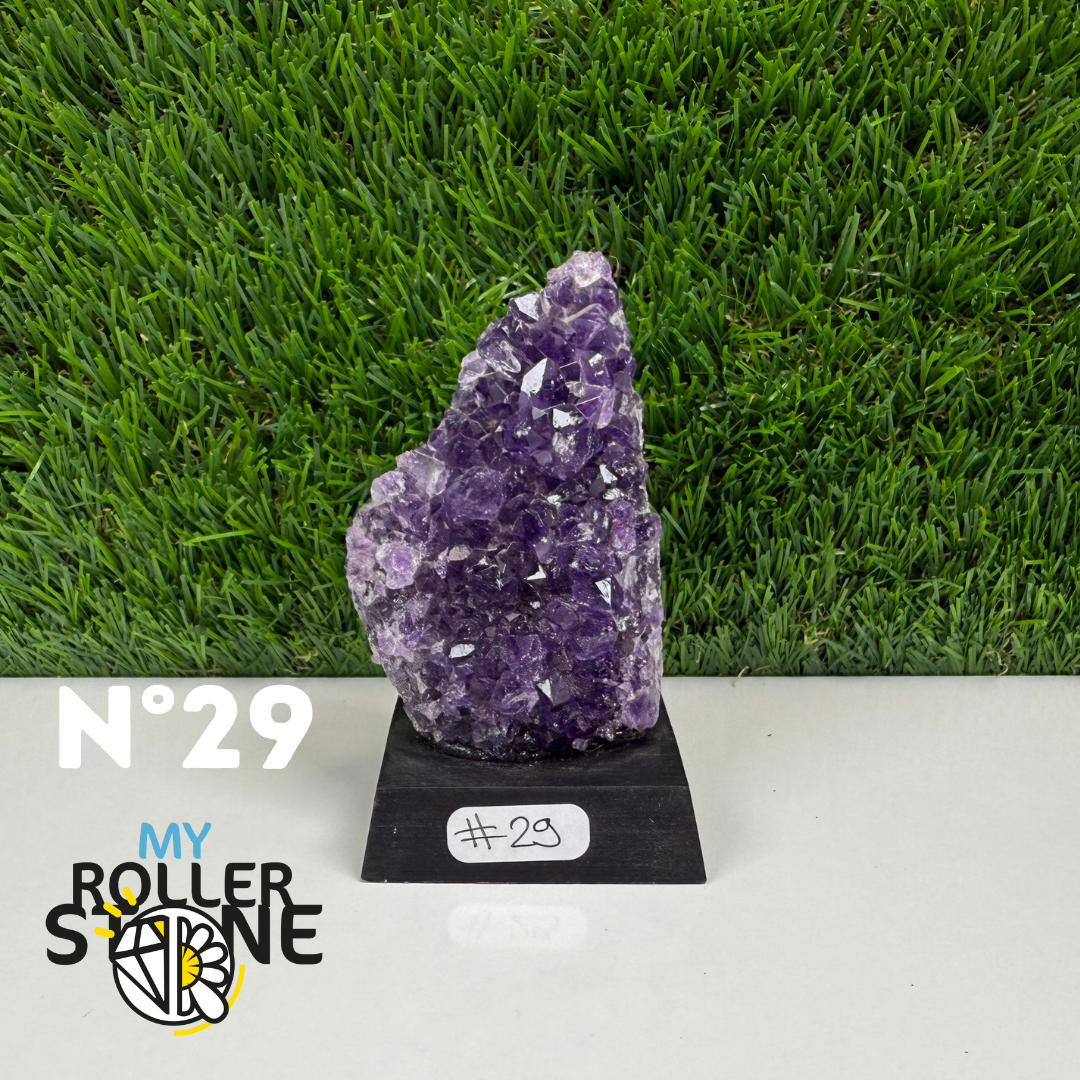 Améthyste sur socle