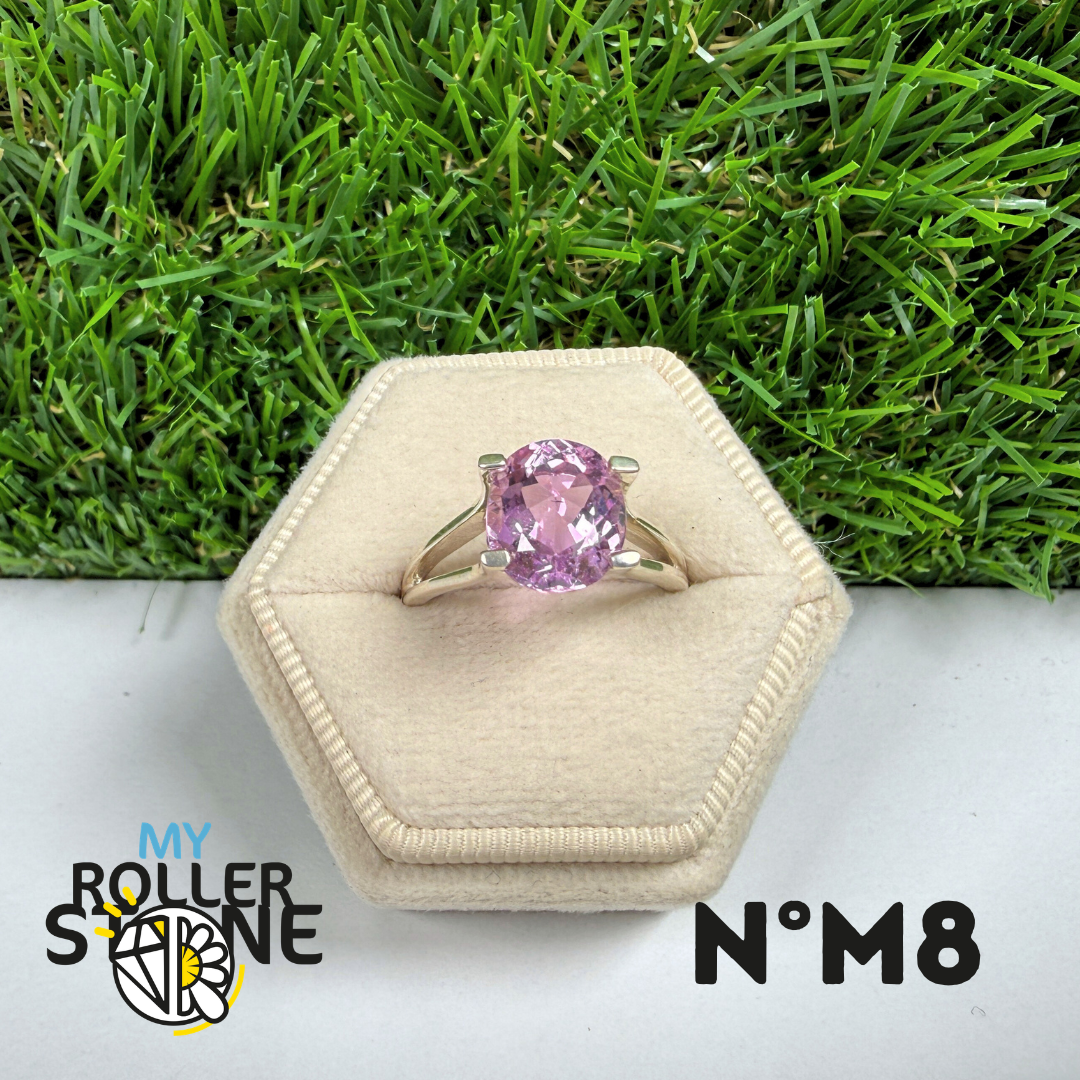 Bague Kunzite Qualité Gemme – Argent 925 #8
