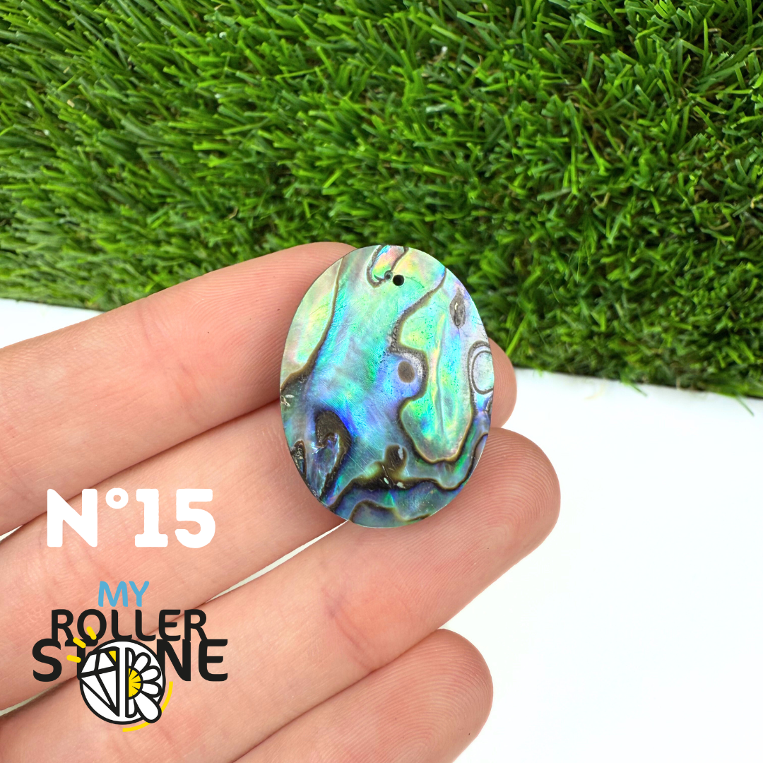 Pendentif en Abalone Forme Libre 5A