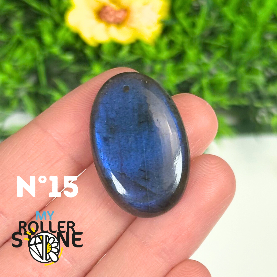 Pendentif Labradorite blue fire percé 5A