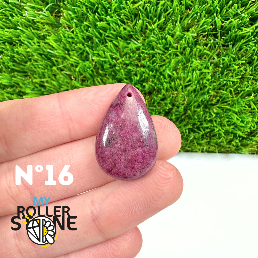 Pendentif Percé Rubis 3A