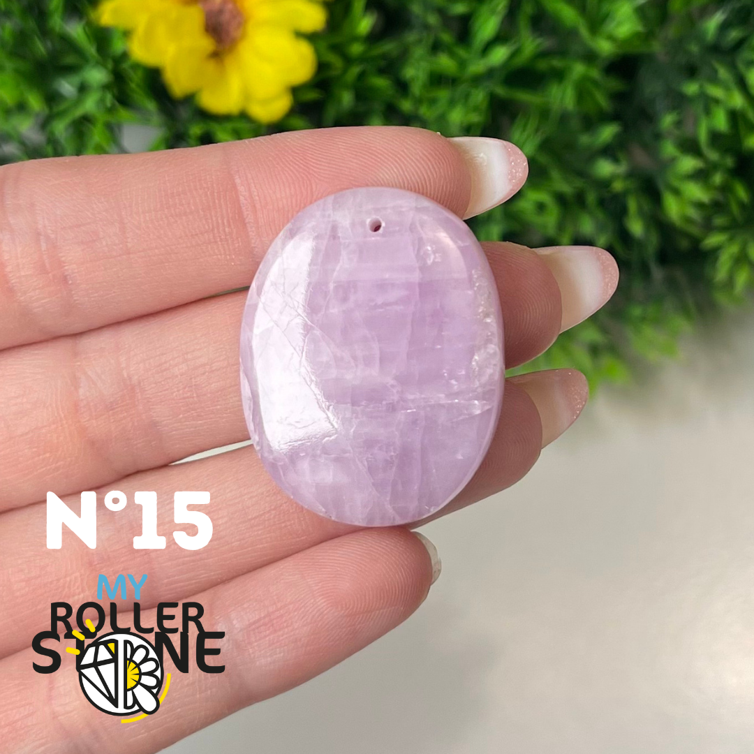 Pendentif Kunzite 5A percé