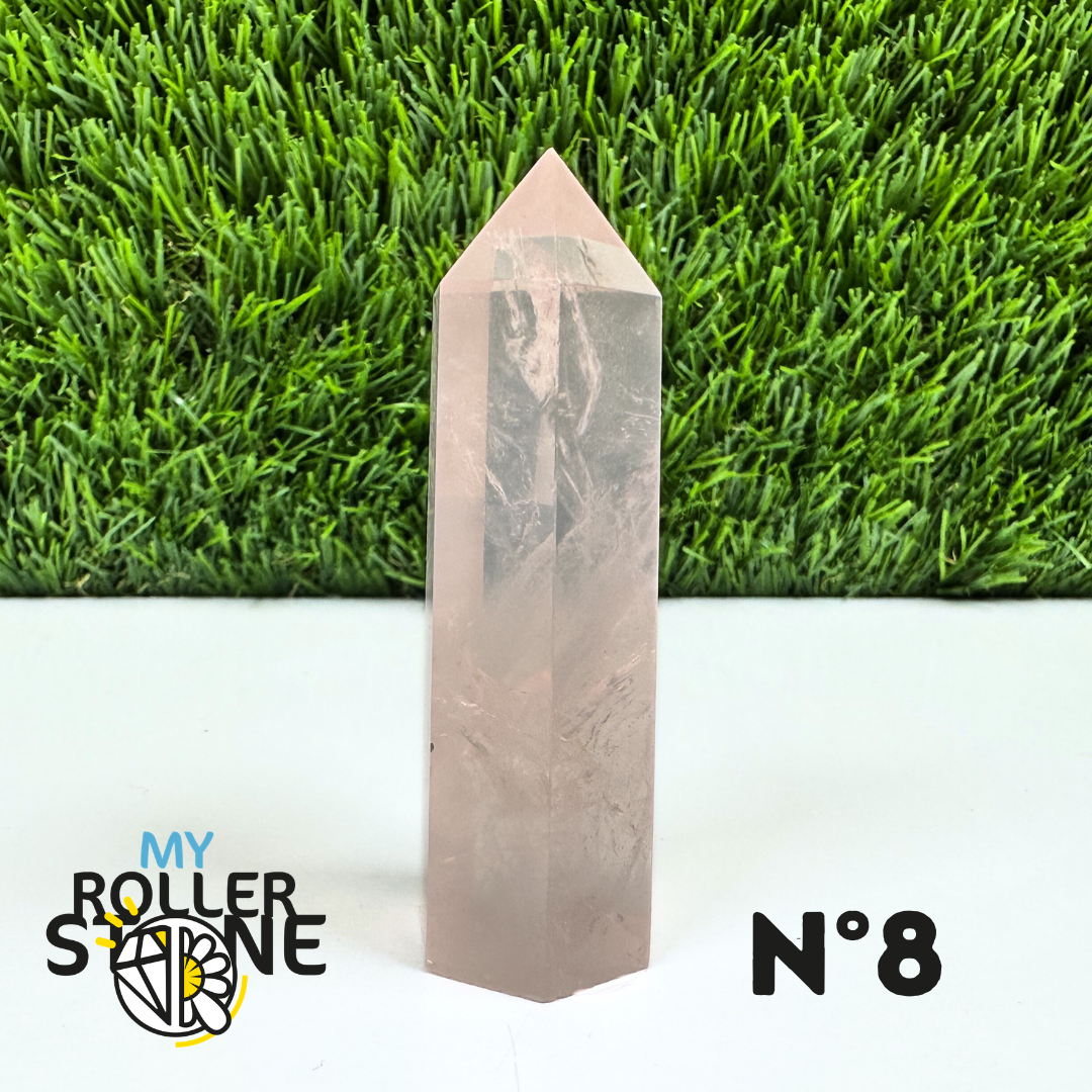 Pointes Pierre Quartz Rose