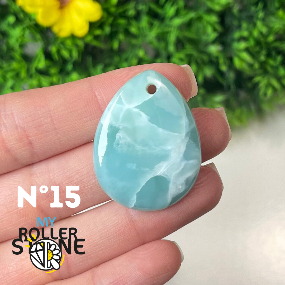 Pendentif Larimar 5A percé