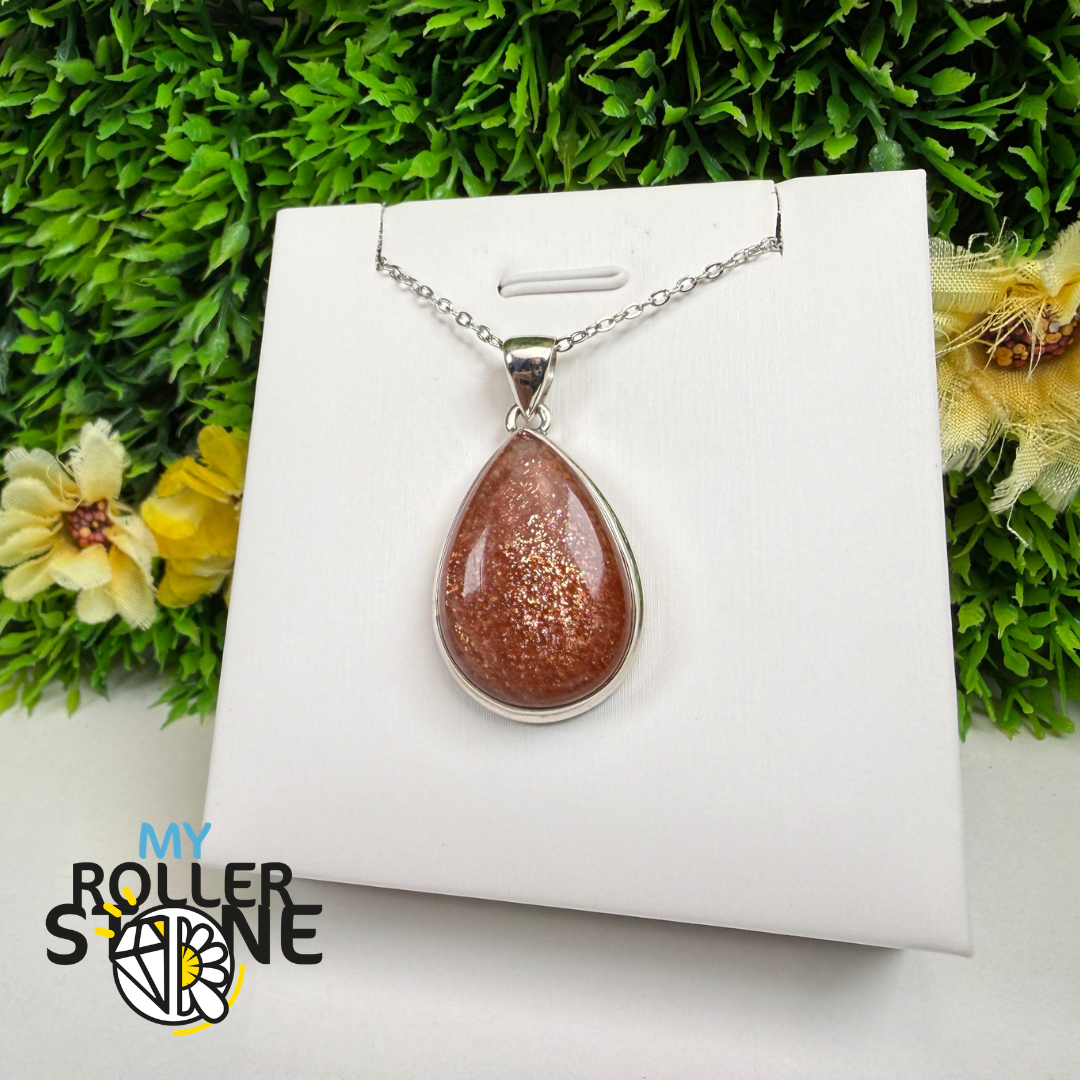 Pendentif Pierre de Soleil Argent 925 – SNSP820