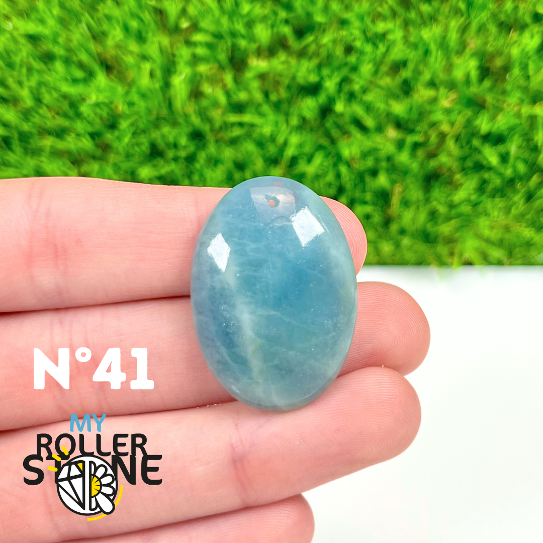 Pendentif Percé Aigue marine 5A