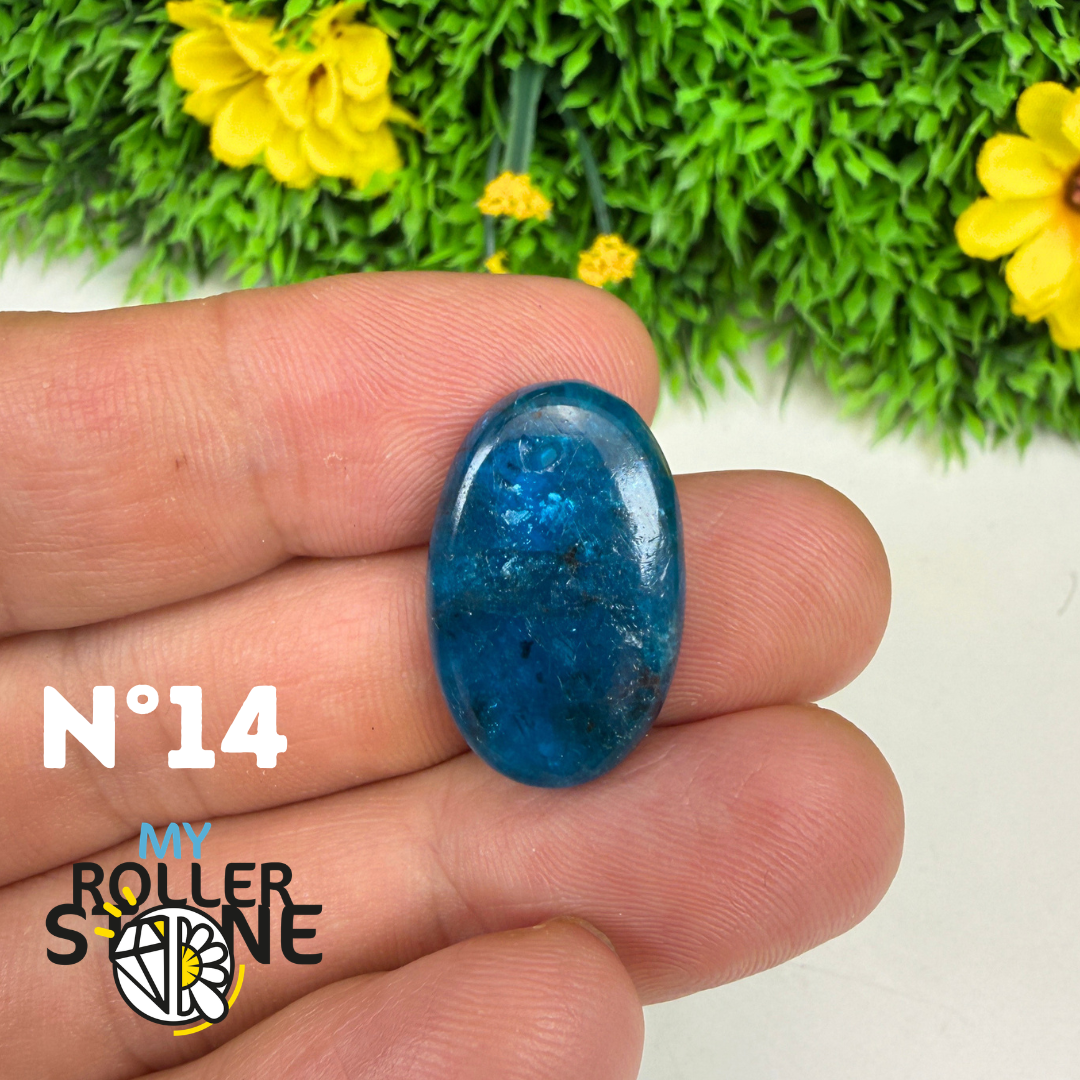 Pendentif Apatite bleue 3A